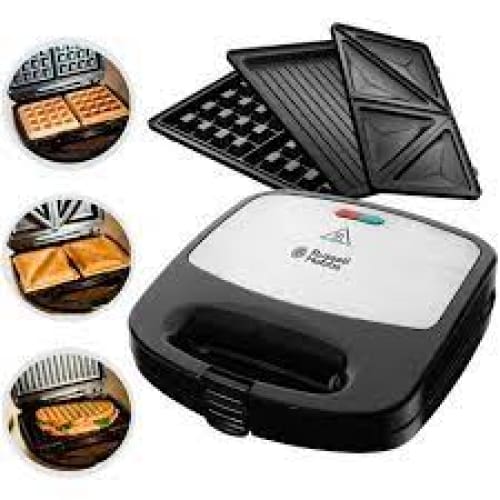 Appareil À Croque -Sandwich Maker 3en1 750 W RUSSELL HOBBS (24540-56) Appareil À Croque -Sandwich Maker 3en1 750 W RUSSELL HOBBS (24540-56)